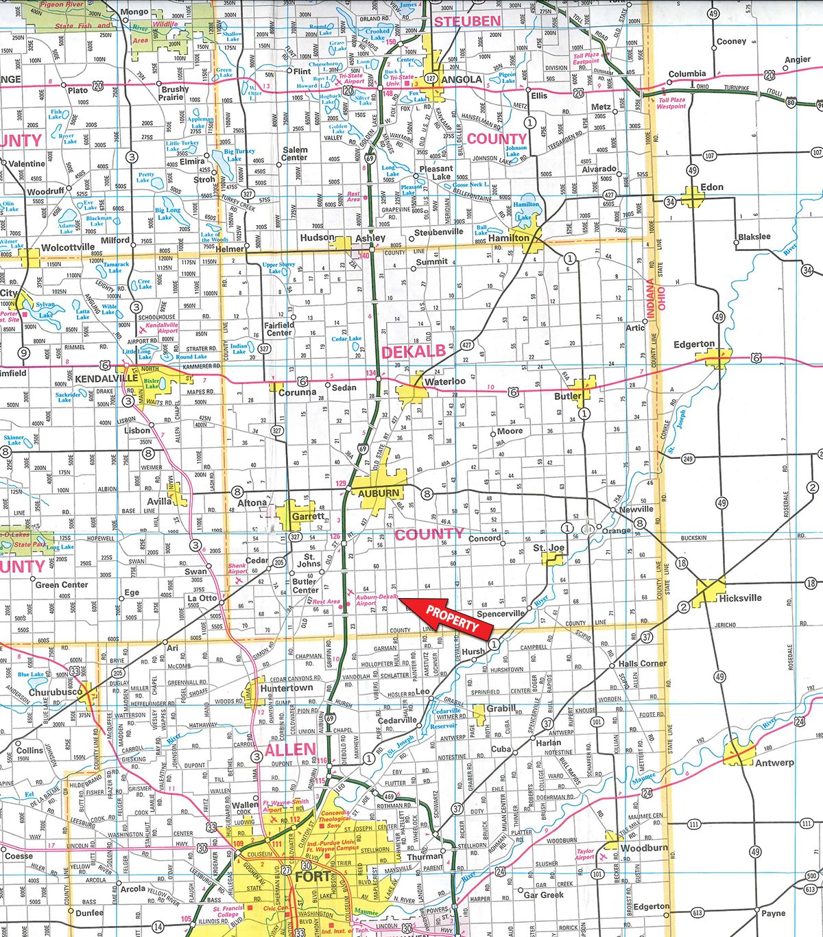 Area map - PERSONAL PROPERTY AUCTION IN DEKALB COUNTY